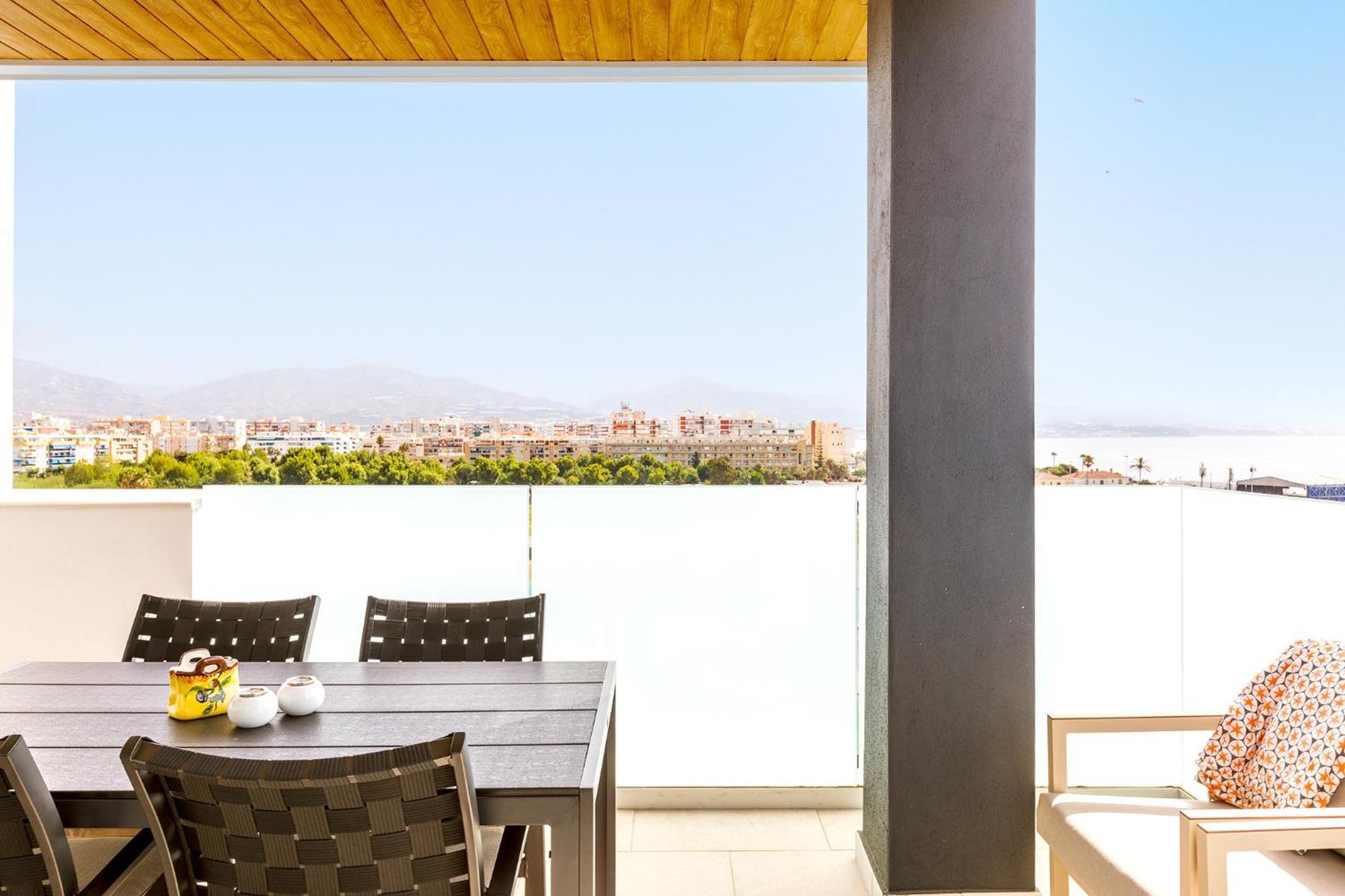 A&N Atico Vista Al Mar Torre Del Mar Exterior foto